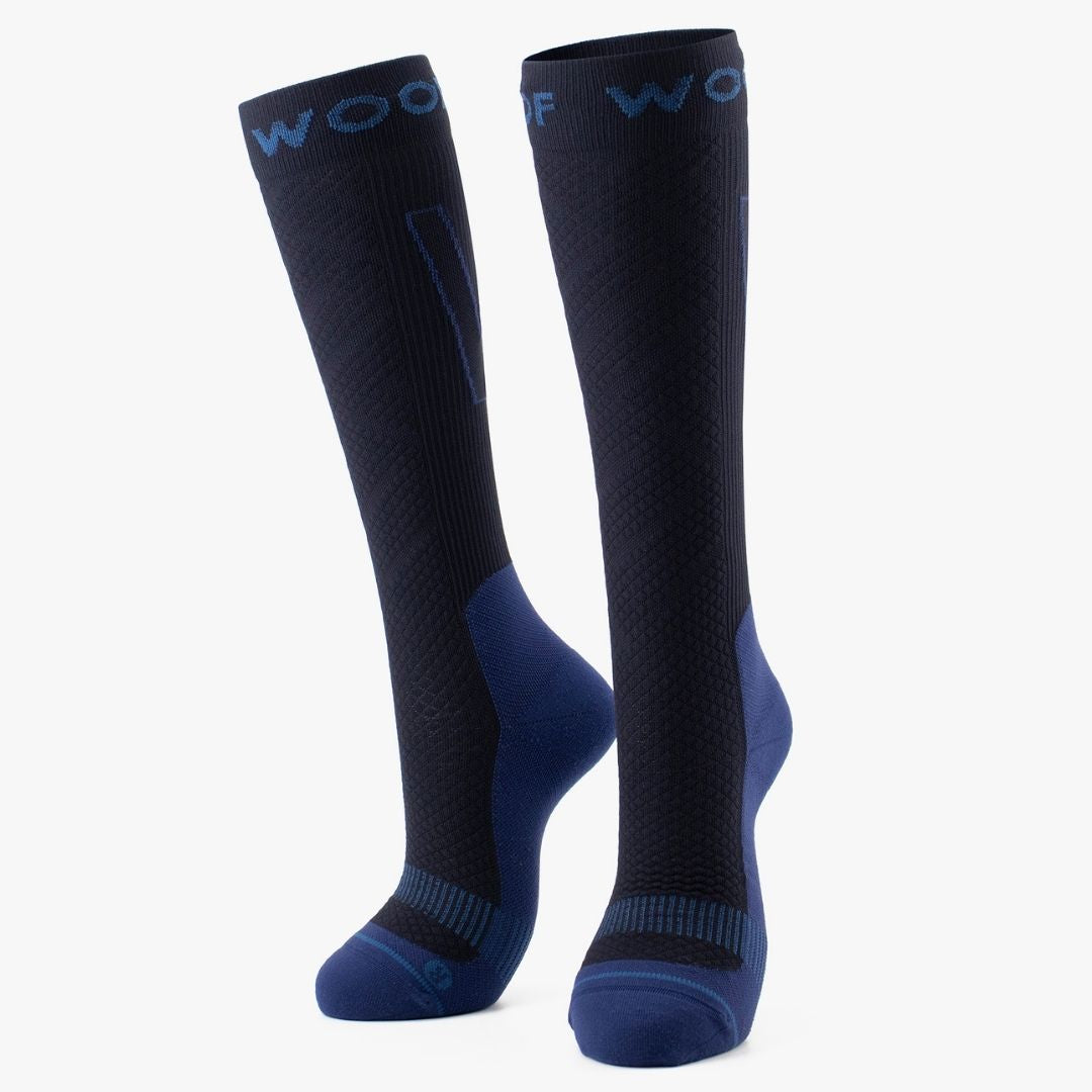 Black & Navy Performance Compression Socks