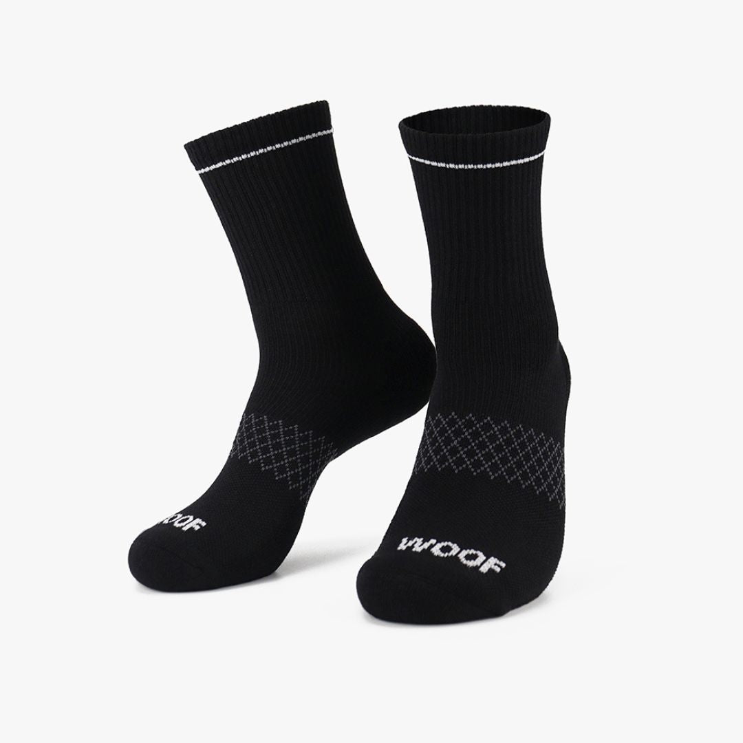 Core Colours Bamboo Crew Compression Socks 4 Pack