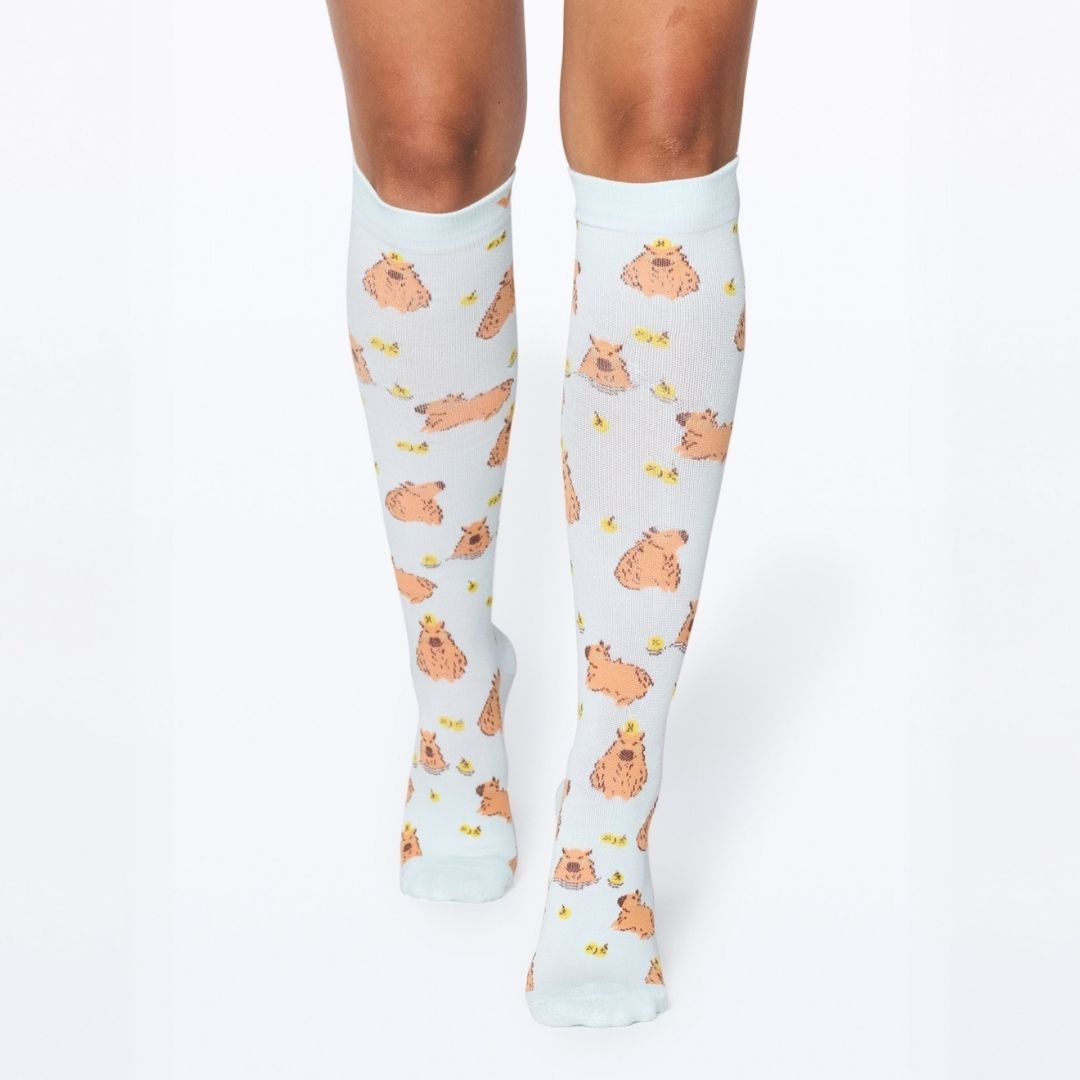 Capybara Bamboo Compression Socks